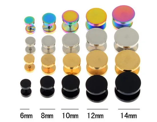 Оптовая продажа 5 пар серьги-капельки из нержавеющей стали | Украшения и