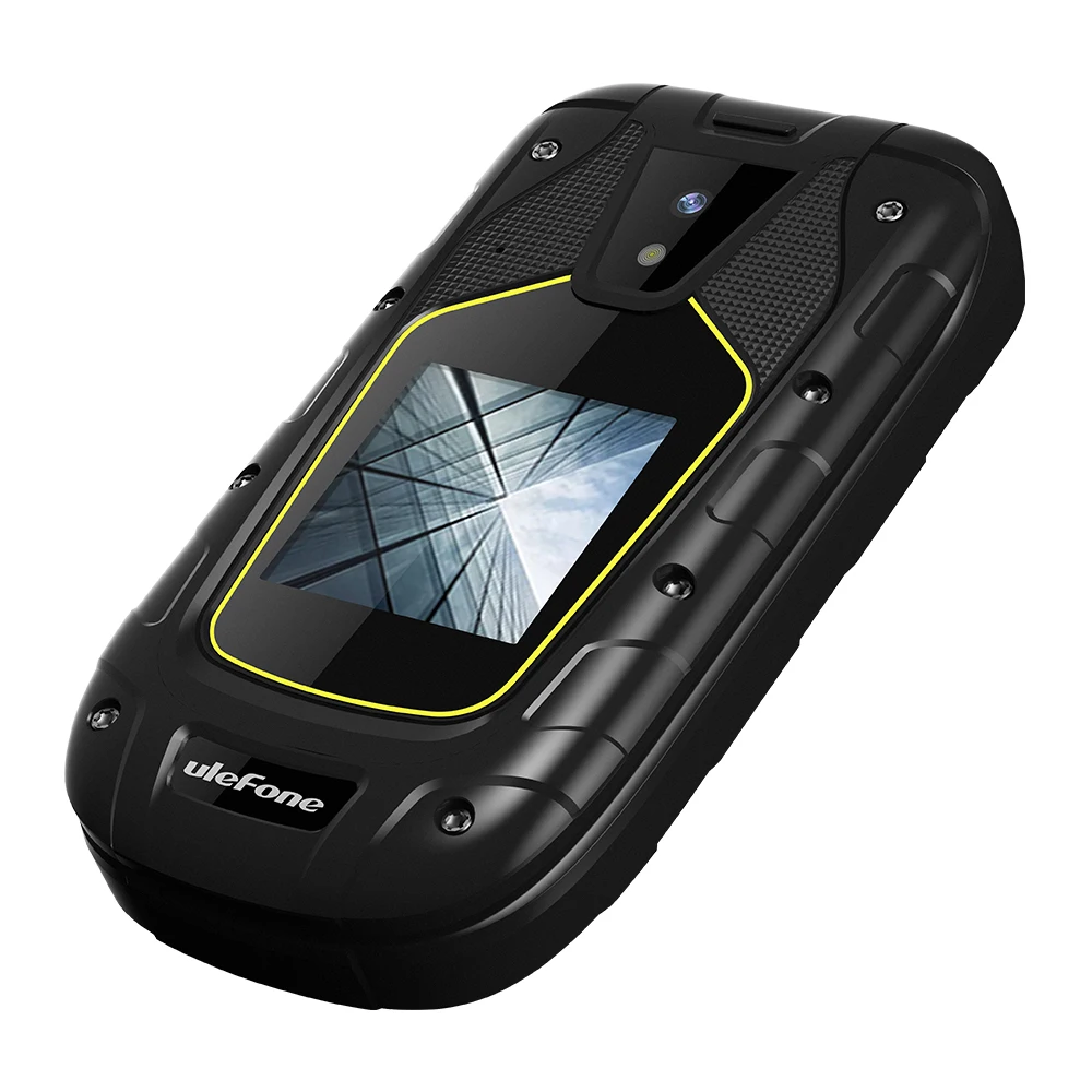 Ulefone Armor флип 2G мобильный телефон 2 4 дюйма 1 44 MTK6261A 32 МБ ОЗУ 64 Мб ПЗУ 1.3MP задняя