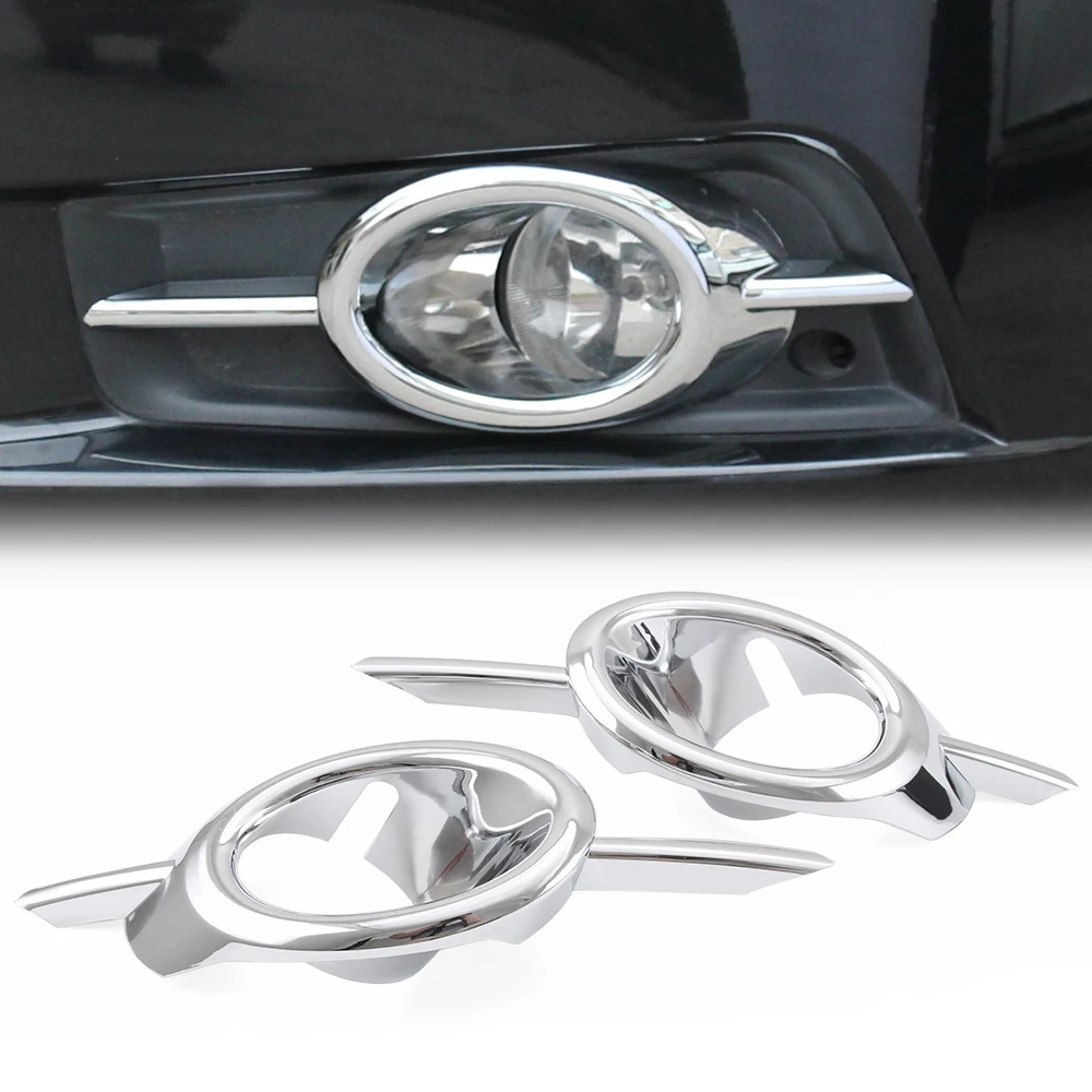 ABS Хром Передняя противотуманная фара крышка рамка отделка и украшение для Chevrolet