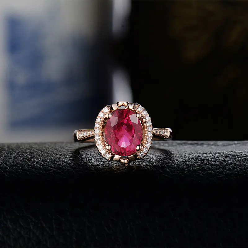 Ювелирные изделия из натуральных бриллиантов твердое золото 8 к розовое с