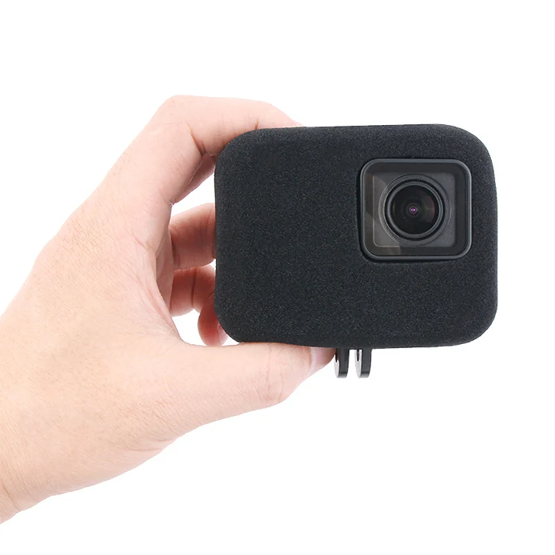 LANBEIKA для Go Pro ветрозащитная пена шумоподавляющая губка чехол для Gopro Hero 7 6 5 черный аксессуары для камеры