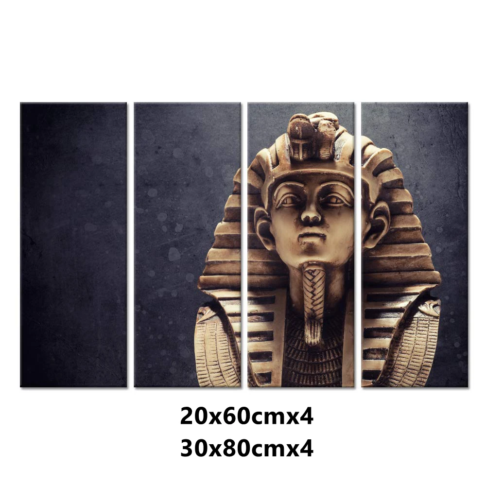 Настенная Картина на холсте с современным портретом древнего египетского