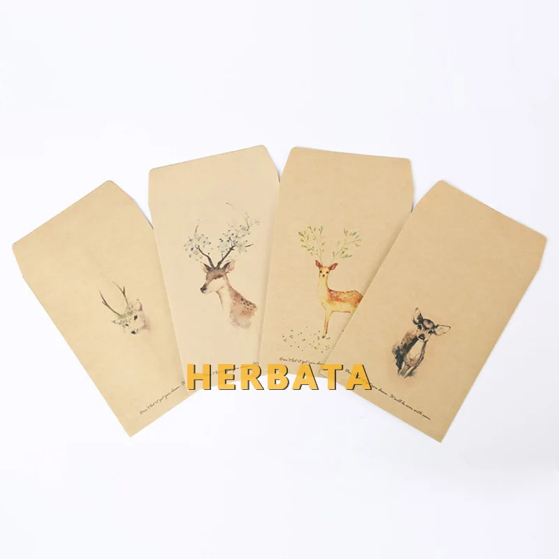 Бумажный конверт для почтовых открыток в китайском стиле 10 шт./лот | Канцтовары