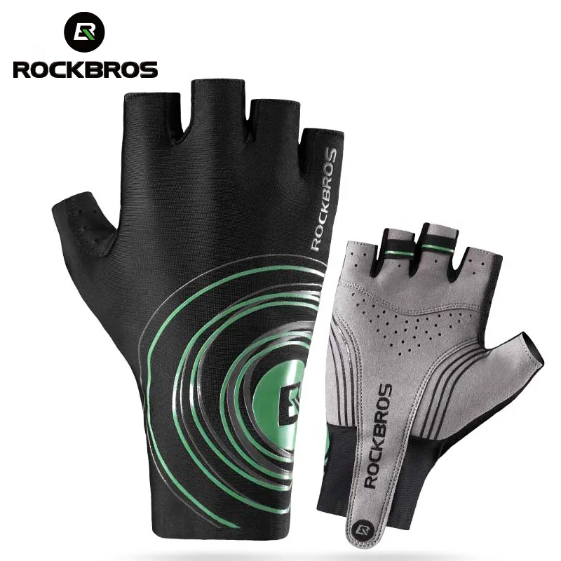 Велосипедные перчатки ROCKBROS короткие тактические спортивные митенки на