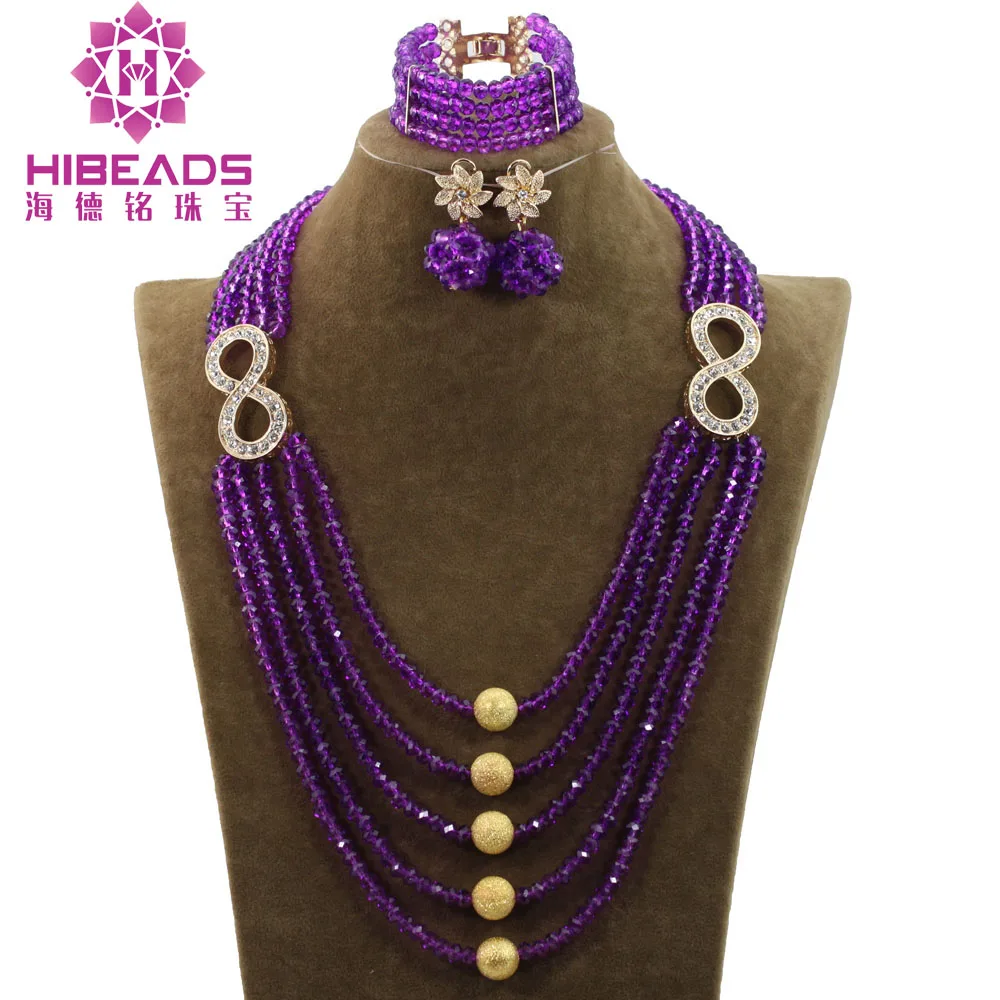 Ювелирный Комплект из колье браслета и серёг 11 слоев | Украшения аксессуары