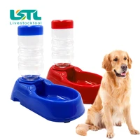 400ml pet dog cat automatic water dispenser food dish bowl feeder drinking bowl bottle for dogs pet feeding supplies
