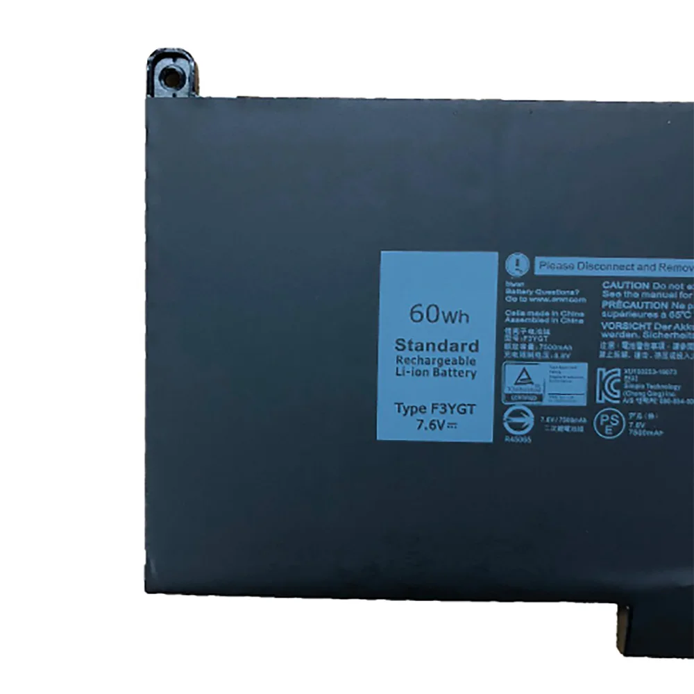 7 6 в 60 Вт/ч F3YGT новый оригинальный аккумулятор для ноутбука Dell Latitude 12 7000 7280 7480 2X39 X g
