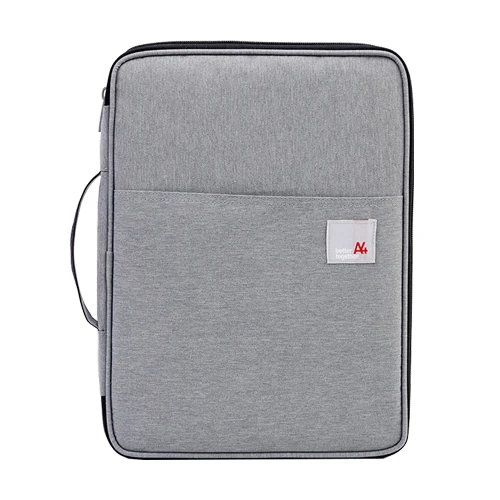 Gray Bag Многофункциональные А4 сумки для документов, Сумка для документов, портативная водонепроницаемая ткань Оксфорд, организованная Сумка-тоут для ноутбуков, ручек, компьютерных вещей - Цвет: Gray Bag