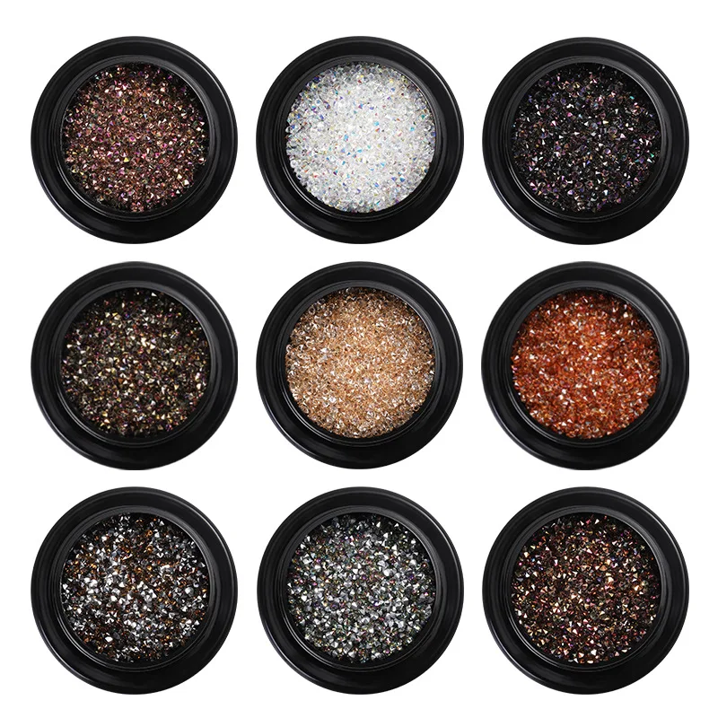 New little Diamond Nail Rhinestones Crystal Glitter Stones DIY 3d Design Art Decorations | Красота и здоровье