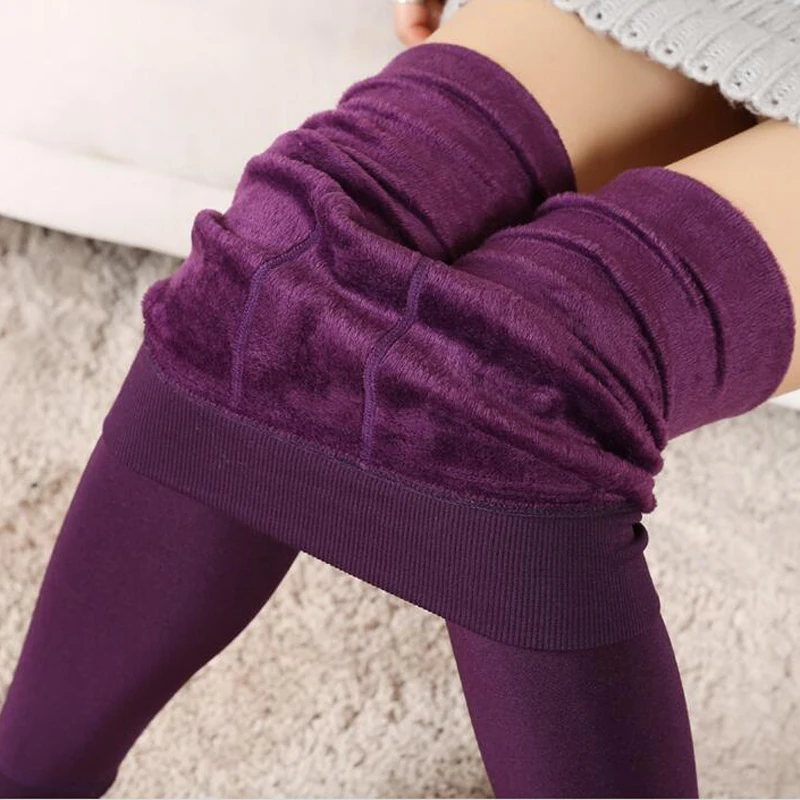 2020 леггинсы с высокой талией утепленные бархатные зимние теплые штаны для женщин бесшовные супер тянущиеся