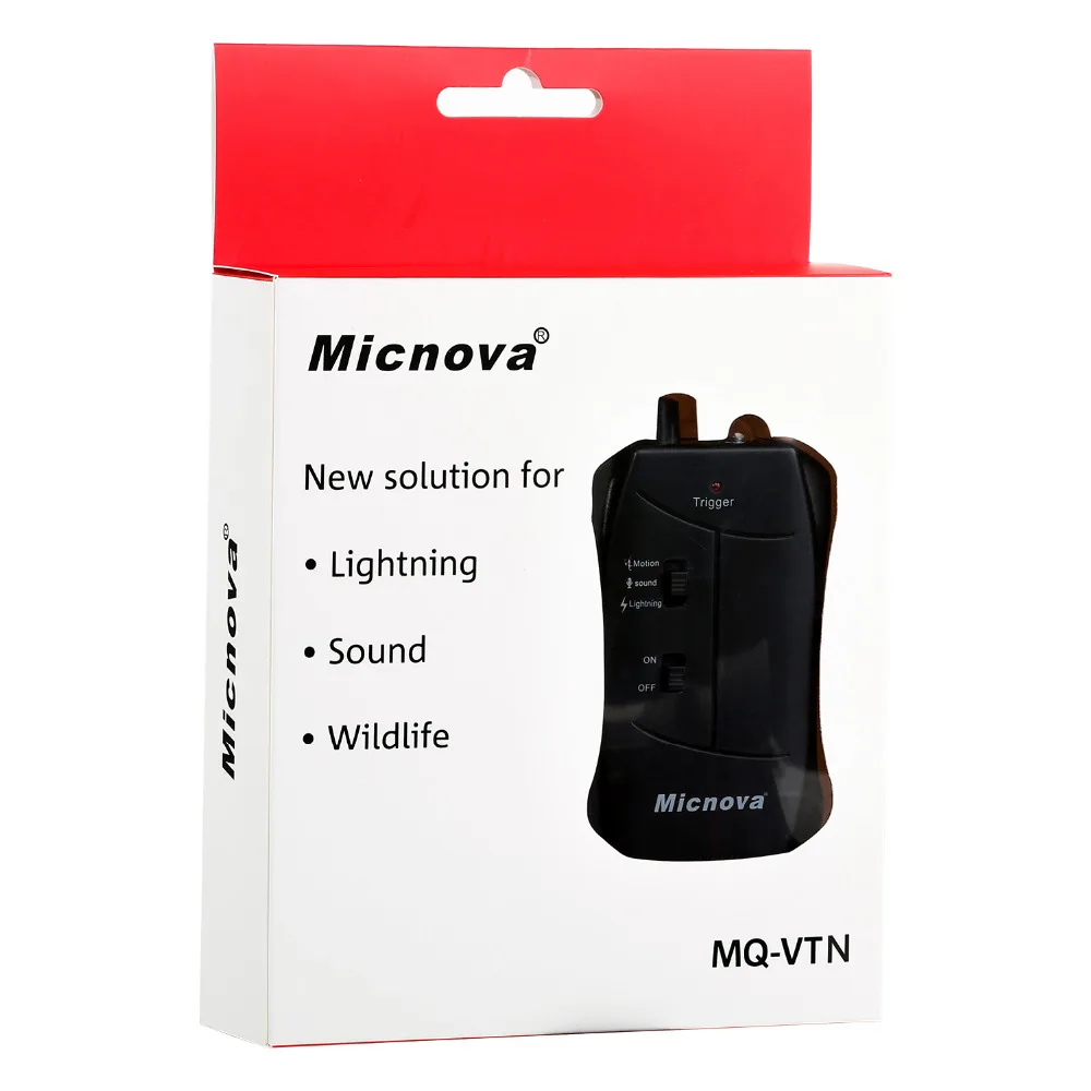 MICNOVA Lightning/Фейерверк и движения звук Сенсор/Security/дикой природы триггер mq-vtn для