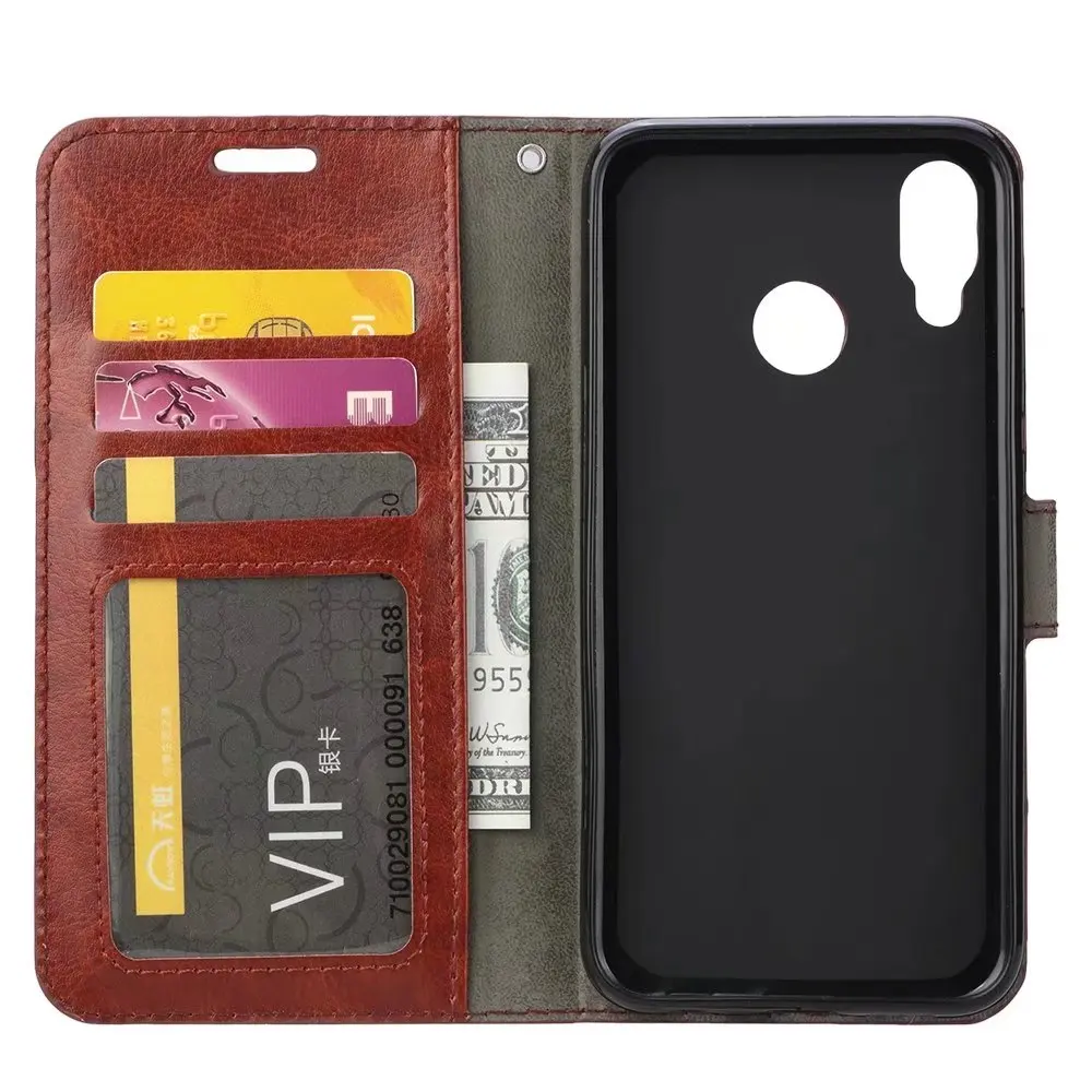 Luxury Case For Huawei P20 lite P30 pro Wallet Flip Leather Phone Cover Coque Fundas | Мобильные телефоны и аксессуары