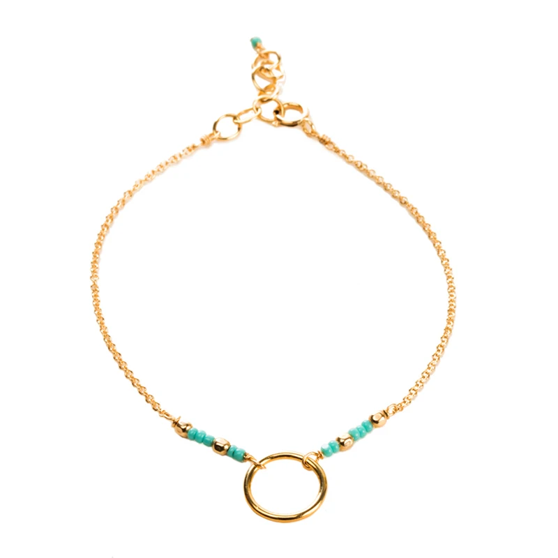 Браслет со сверкающими зелеными бусинами из семян кармы золотистый мерцающий