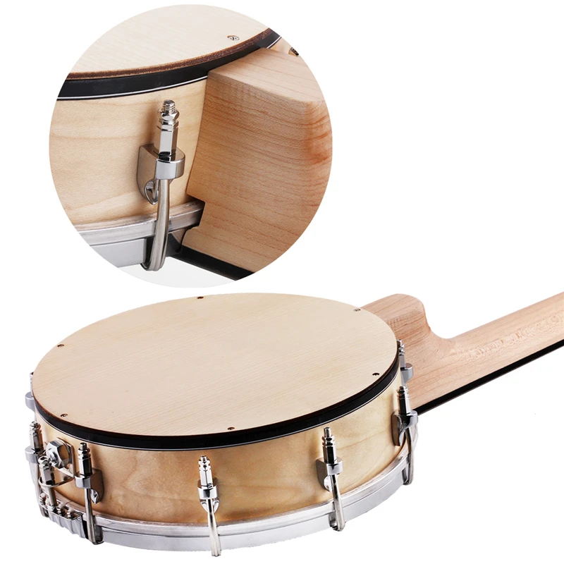Kmise 4 String Banjo ukele Uke Concert 23 дюйма Ukelele Maple Wood Музыкальные инструменты | Спорт и