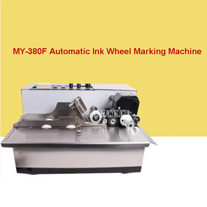 

New MY-380F Ink Wheel Coding Machine Wheel Marking Machine Automatically Continuous Printing Machine 180W 220V/110V 50Hz/60Hz