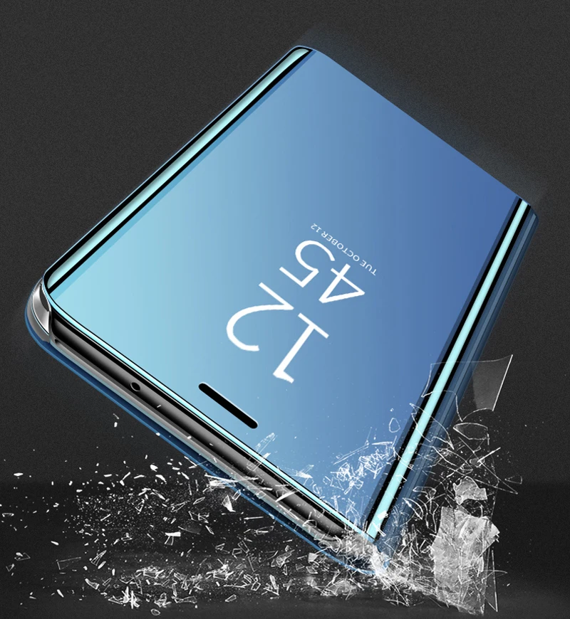 Умный зеркальный флип-чехол KEYSION Clear View для Huawei Mate 20 10 P30 Pro P20 Lite защитный чехол Fundas