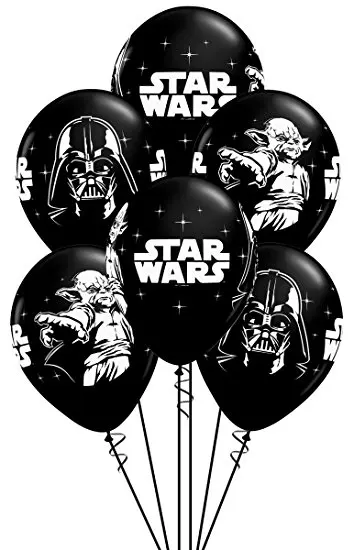 Star Wars 10 шт./лот, 12 дюймов, Мультяшные шарики, латексные шары для автомобиля, украшения для вечеринки на день рождения, герои, дети, балоны, робот, грузовик, автомобили, игры, детские игрушки - Цвет: Star Wars