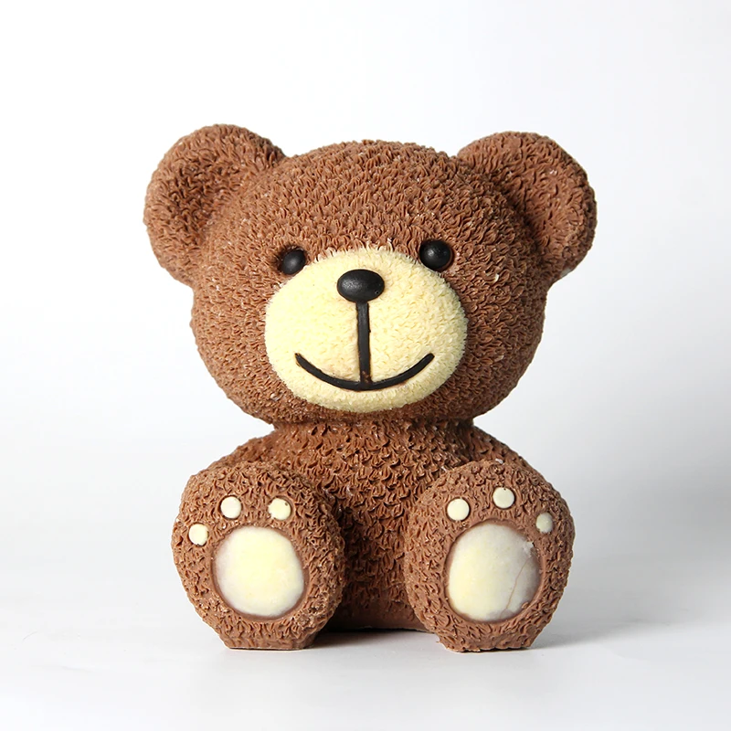 Николь силиконовая форма Медведь для Мусса Торт Мороженое Шоколад 3D Ручная