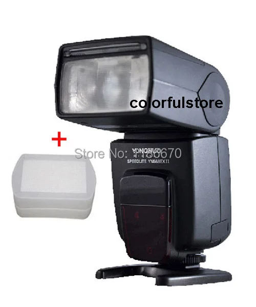 Бесплатная доставка + Диффузор YN 568EX II YN568EXII Беспроводная TTL вспышка Speedlite для Canon 1DS