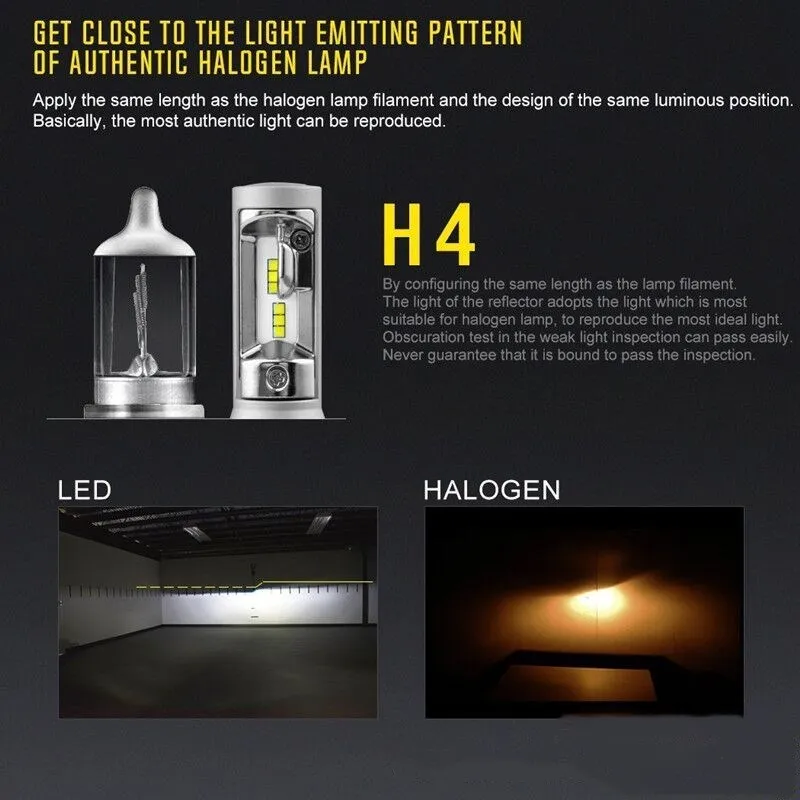 2 шт. S1 Led H1 H3 H4 H7 H11 H13 9004 9005 9006 9007 880 Автомобильная противотуманная фара 50 Вт 8000LM