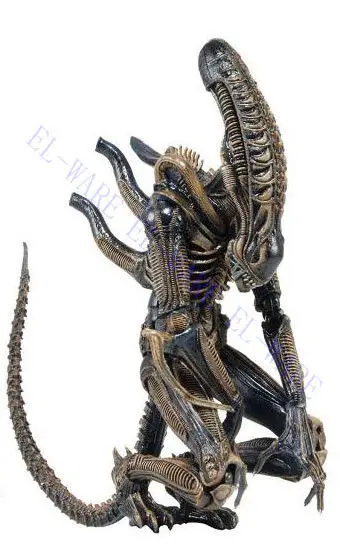 7 дюймов инопланетянин NECA Серия 1 желтый Xenomorph Воин 18 см ПВХ фигурка коллекционная