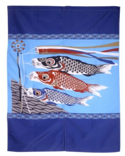 

(Customized Accept) Korea/Japan/China Sushi Restaurant Kitchen Hanging Doorway Cloth Curtain-Carp(85x140cm)