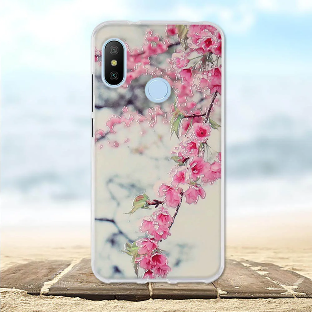 Чехол для Xiaomi Mi A2 Lite Ультратонкий Мягкий силиконовый чехол из ТПУ Redmi 6 Pro с
