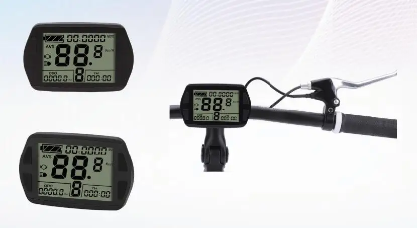 ЖК-дисплей KT- LCD 10 kt 10Y ebike 24V 36V 48V интеллектуальная черная панель управления