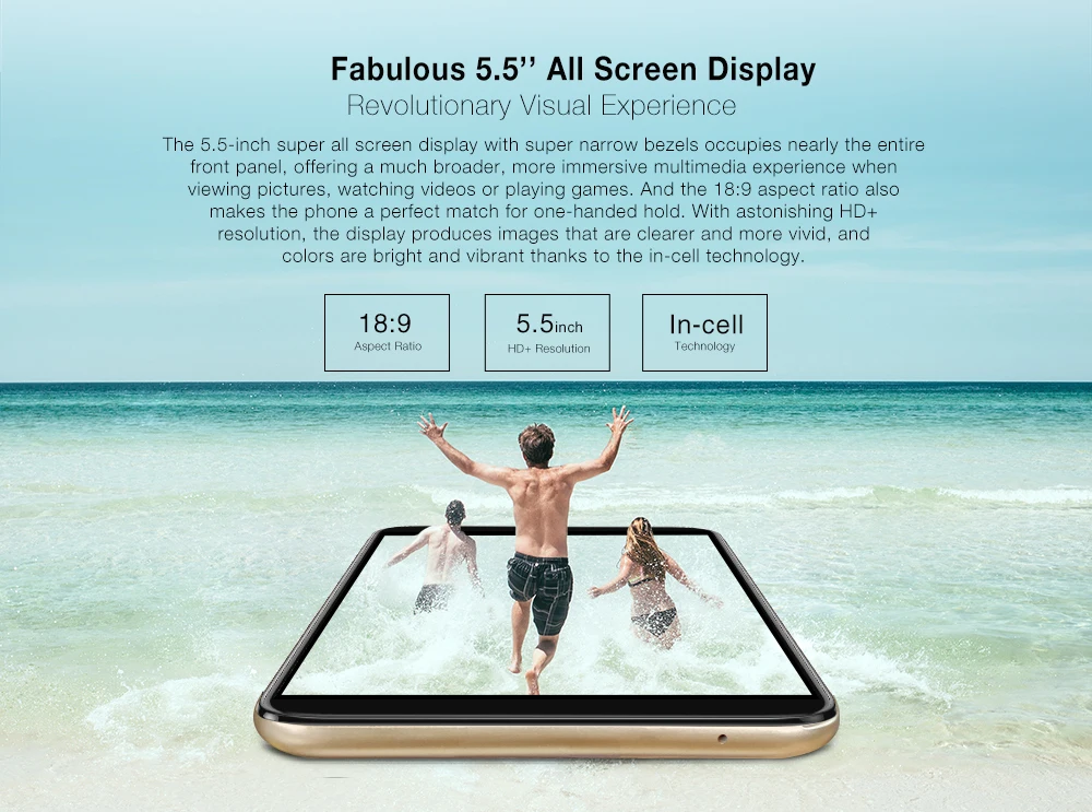 Оригинальный Ulefone S9 Pro 5 дюймов 18:9 полный Экран Смартфон Android 8 1 MTK6739 4 ядра 2 Гб