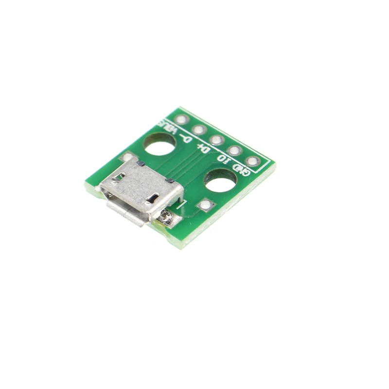10 шт. MICRO USB Для dip адаптера 5-контактный разъем PCB конвертер | Обустройство дома