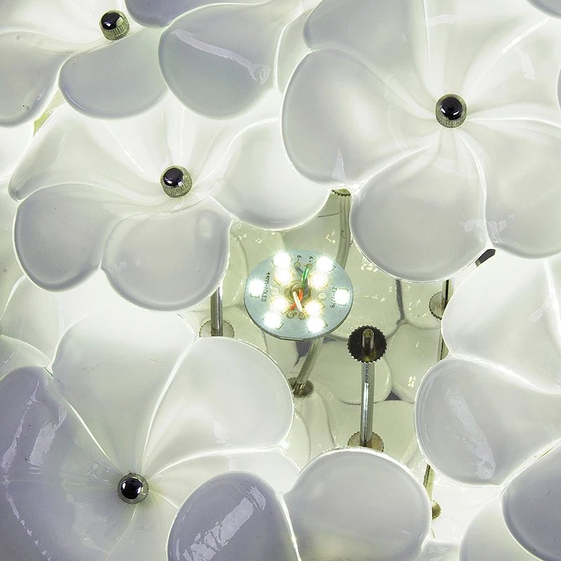 Современный светодиодный круглый потолочный светильник ZA лампа в форме цветка