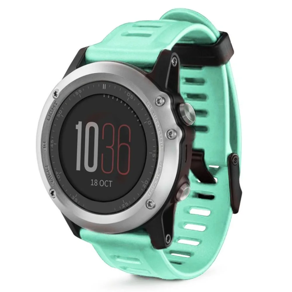 Спортивный силиконовый ремешок для часов Garmin Fenix 3 3HR сменный наручных 5X 5x Plus