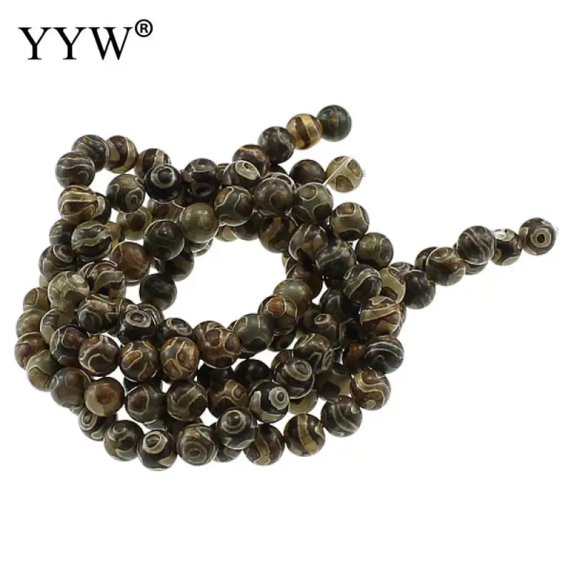 Лидер продаж YYW натуральный Тибетский оникс дзи для мужчин модные ювелирные