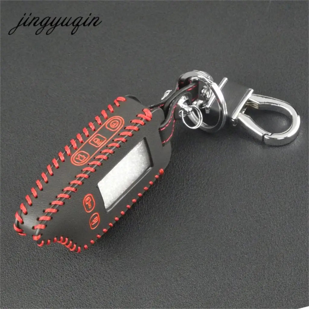 Кожаный чехол для ключей jingyuqin TW9010 TW9030 Tomahawk TW 9010 9030 TwoWay с ЖК-дисплеем и