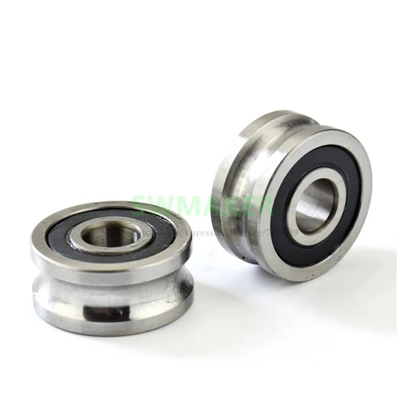 10pcs 12*35*15.9mm LFR5201-12mm track optical axis U groove bearing pulley / rolling wheel 12mm diameter | Обустройство дома