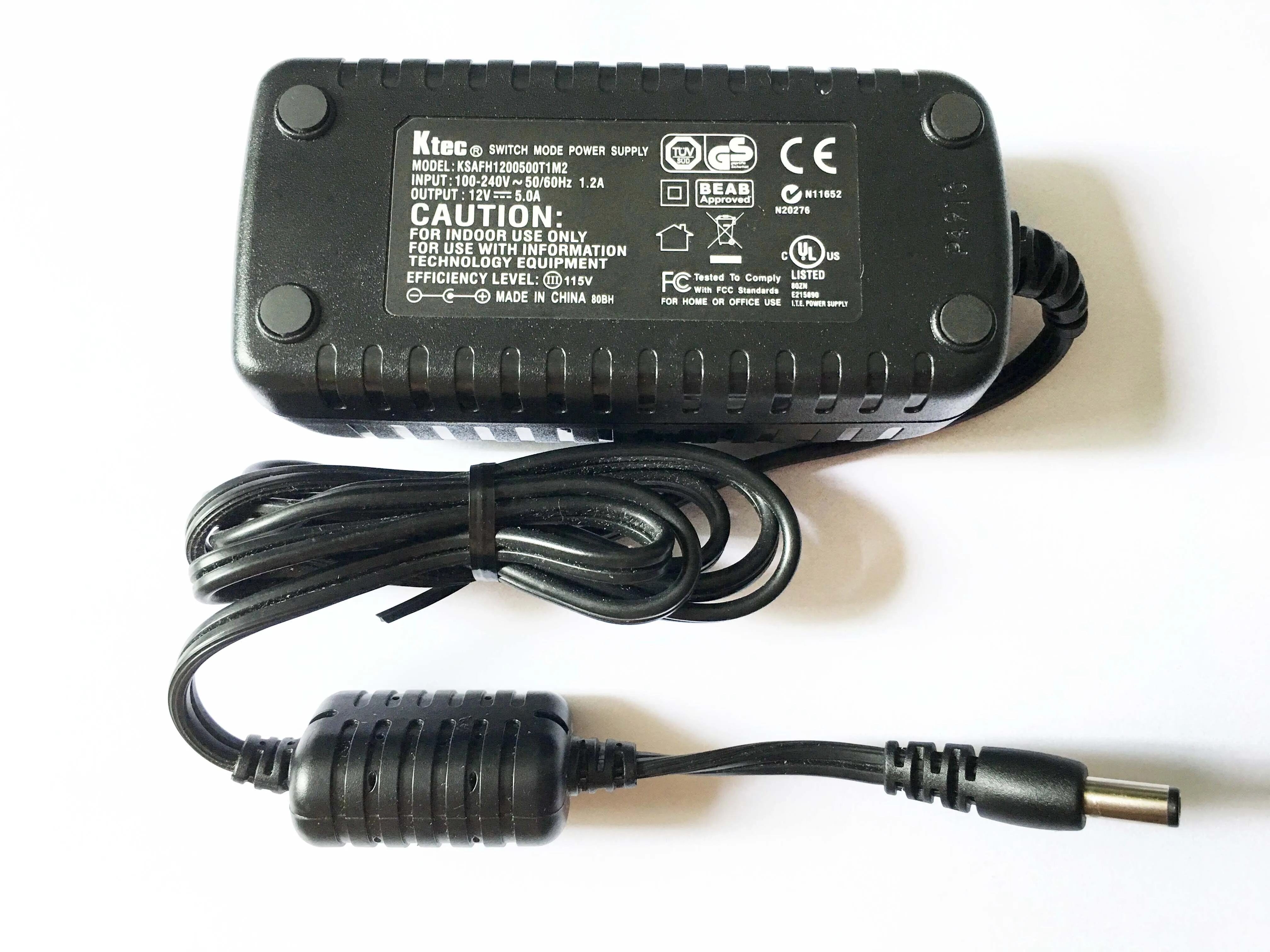Оригинальный блок питания KTEC для светодиодных лент 1 шт. 12 В 5 А мм x 2 мм|4v adapter|power