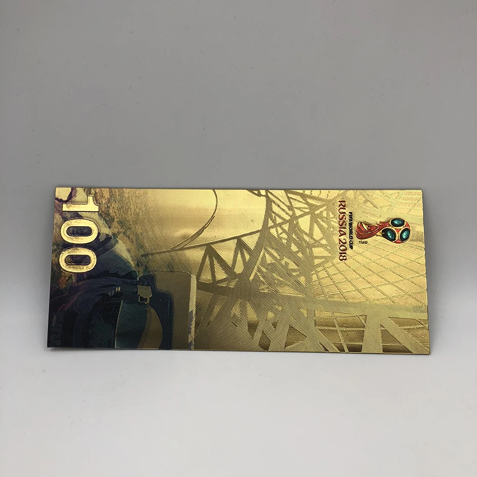 W001-1 1 шт. 2018 Футбольная звезда Igor Владимирович акакинев Спорт 24k Золотая фольга