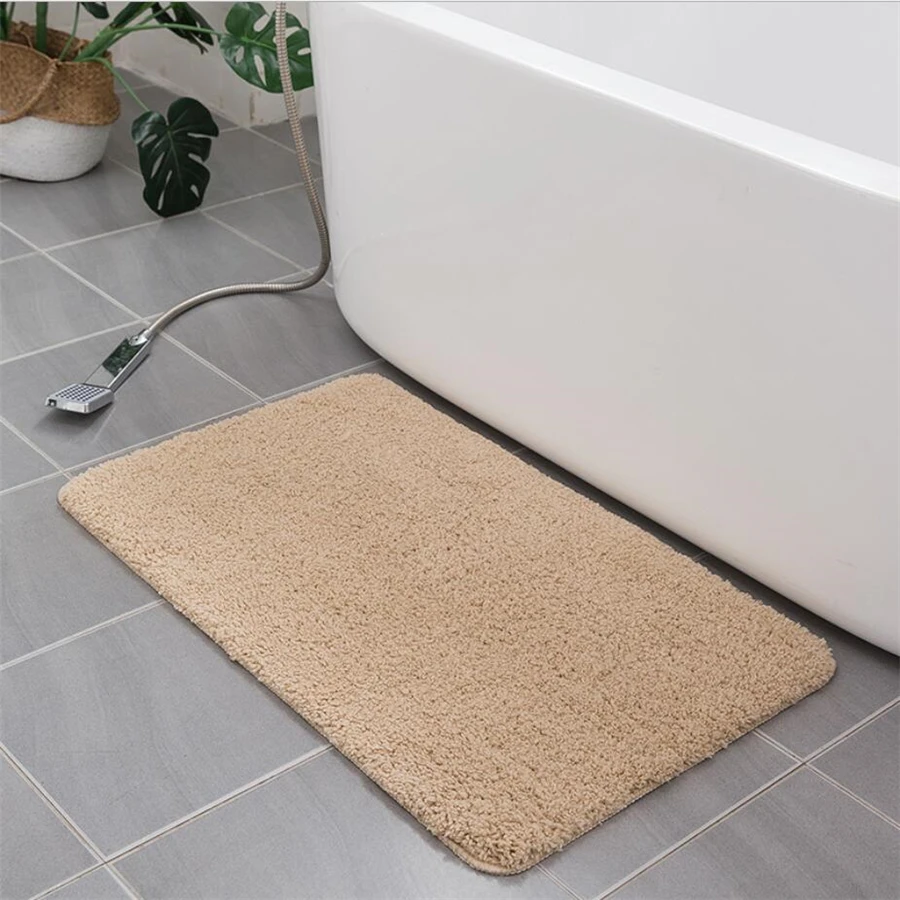 Высококачественный мягкий коврик для ванной впитывающий нескользящий дверной