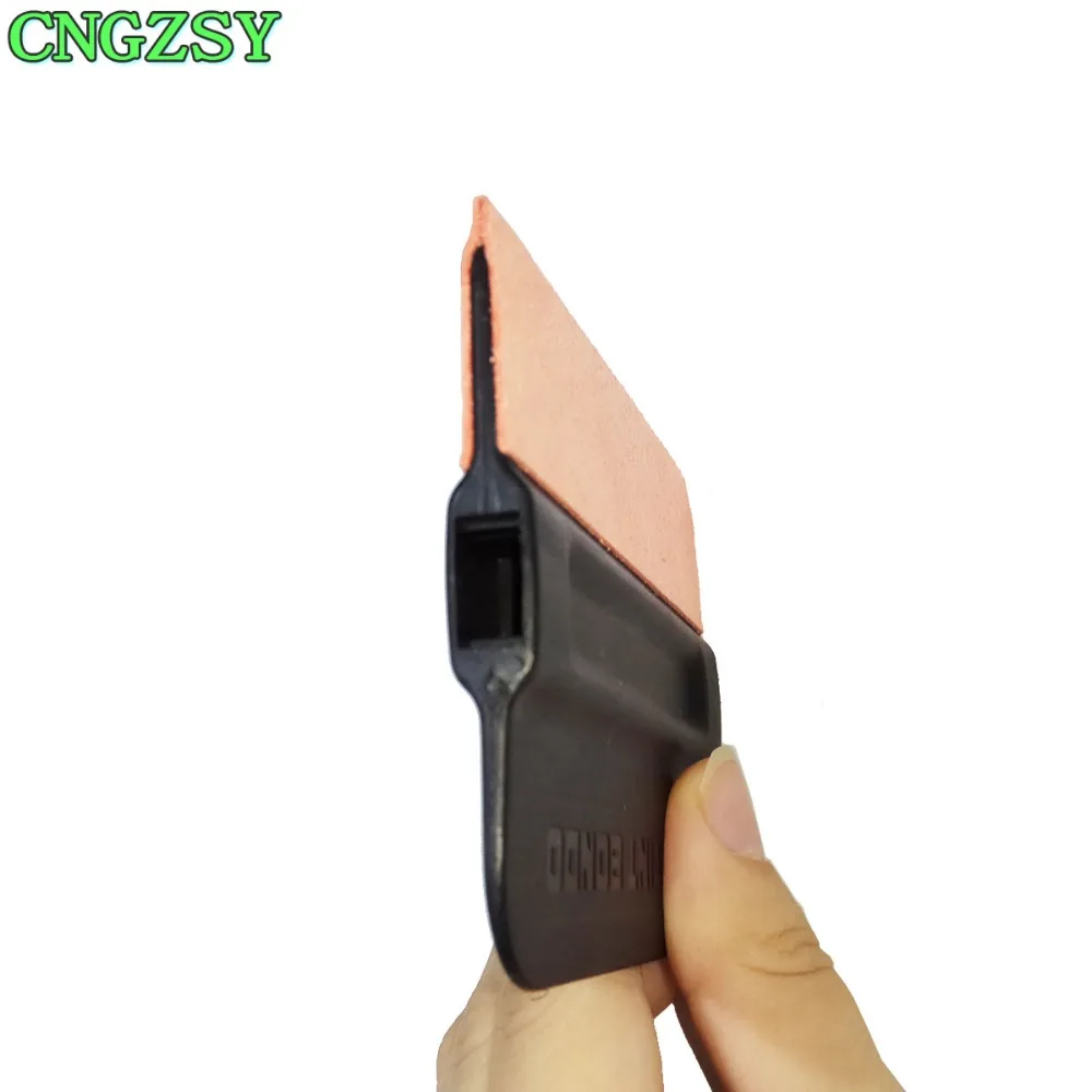 

Heat Resistant Suede Edge Square 4" Plastic Squeegee No Scratch On Glossy Vinyl Film Scraper Car Tint Tools Film Sticker A10B