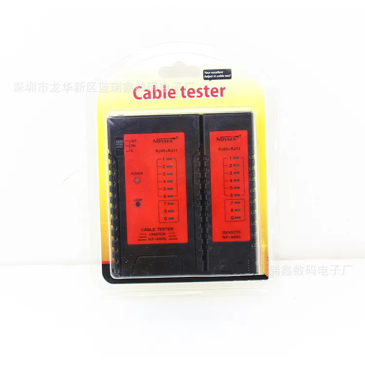 

NF-468LCable Continuity Tester RJ45 RJ11 Cable Tester Network Wire Tracker