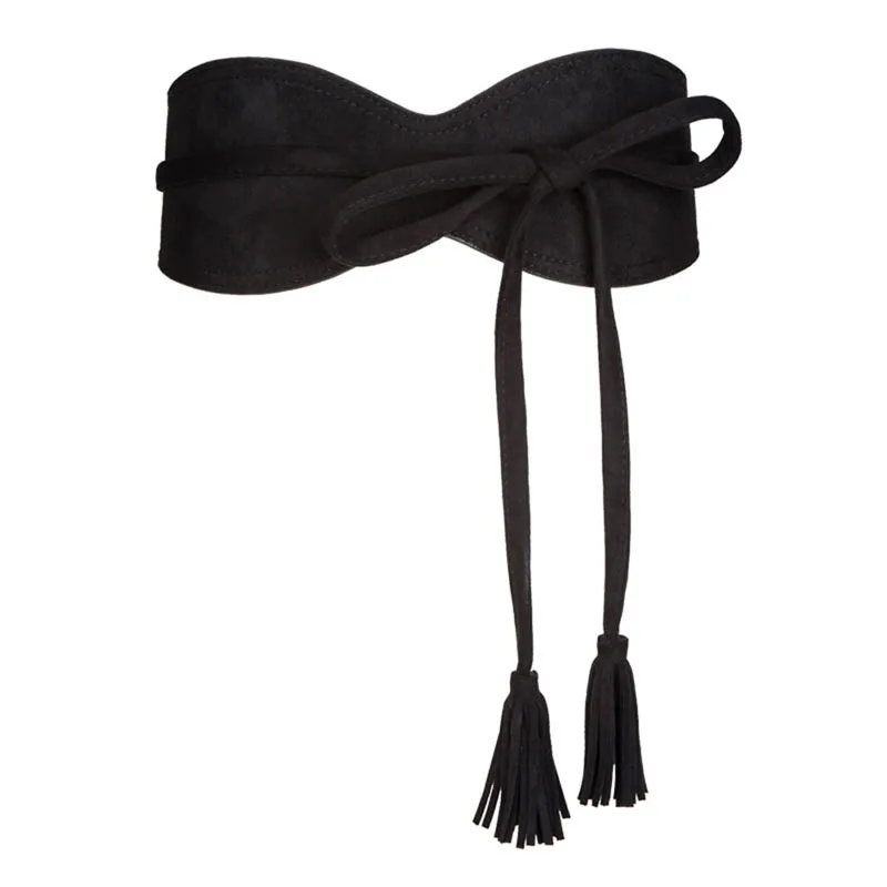 Платье пояс для женщин с бантом обмотка вокруг себя галстук Obi поясная полоса Cinch