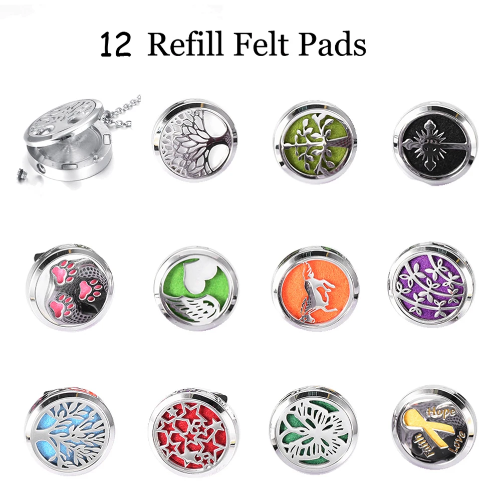 

MJX0012 Muiltfunctional Pendant !!! Essential Oil Diffuser Charm Necklace & Stainless Steel Cremation Necklace for Ashes