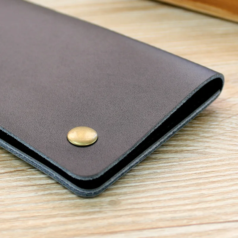 Гладкий кошелек клатч из натуральной кожи высокого качества простые винтажные