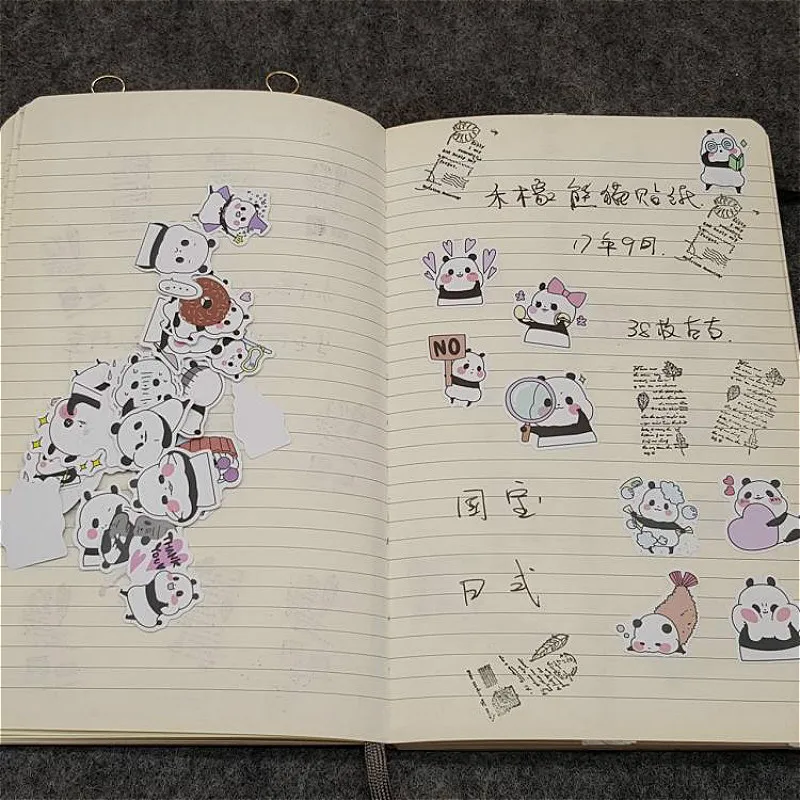 1 шт. панда наклейки ГРАФИТИ для чемодан прохладном Скейтборд Мультфильм игрушка