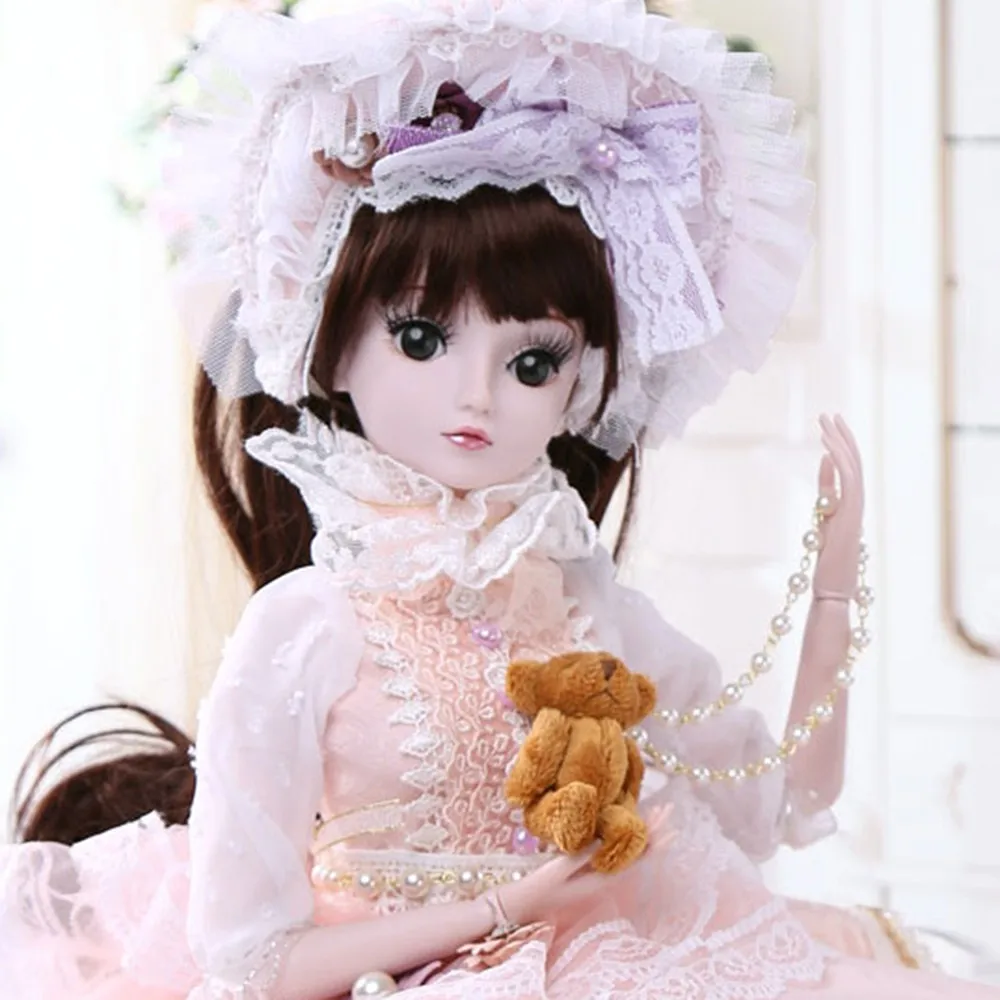 1/3 BJD кукла 60 см/23 6 дюйма Высота 19 шариковых шарнирных кукол (парик + обувь одежда