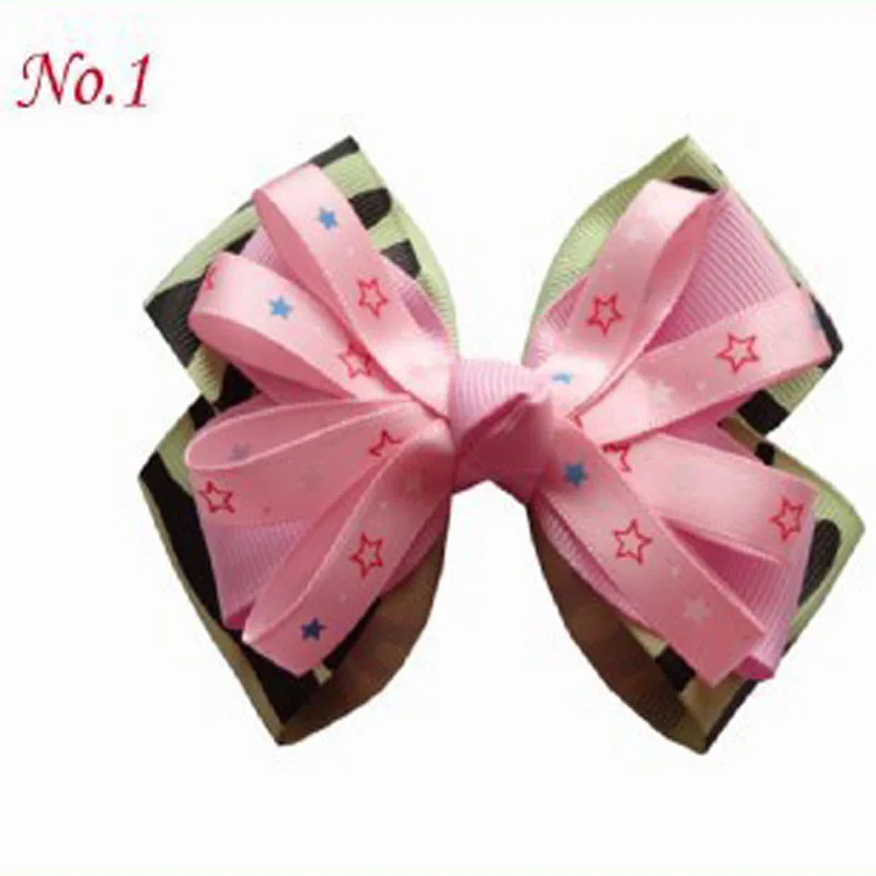 

60 PCS 4 inch spider hair bows high quality ribbon bow Hair Accessories