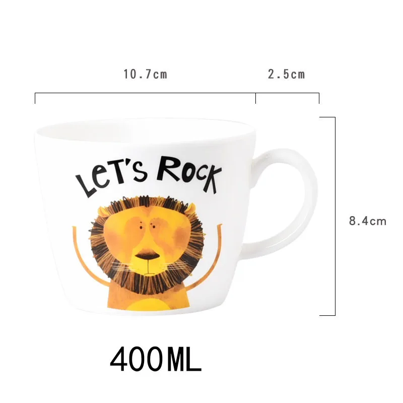 20 OZ 13 OZ Кофе кружка из костяного фарфора кружки для молочный завтрак Крупы столовая посуда DEC488