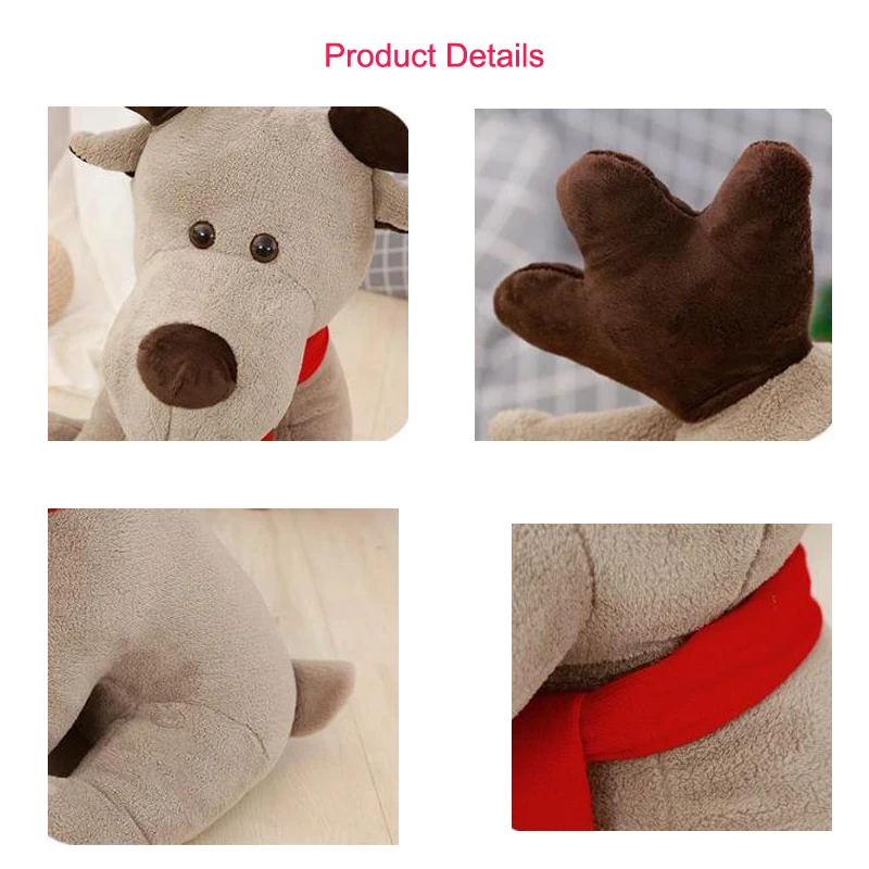 2018 Рождественский плюшевый олень кукла Рождественское украшение для дома мягкая