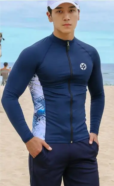 see chart Купальник с длинным рукавом для женское танкини Rashguards купальный костюм рубашки бикини Rashguard плюс размер купальники одежда серфинг - Цвет: see chart