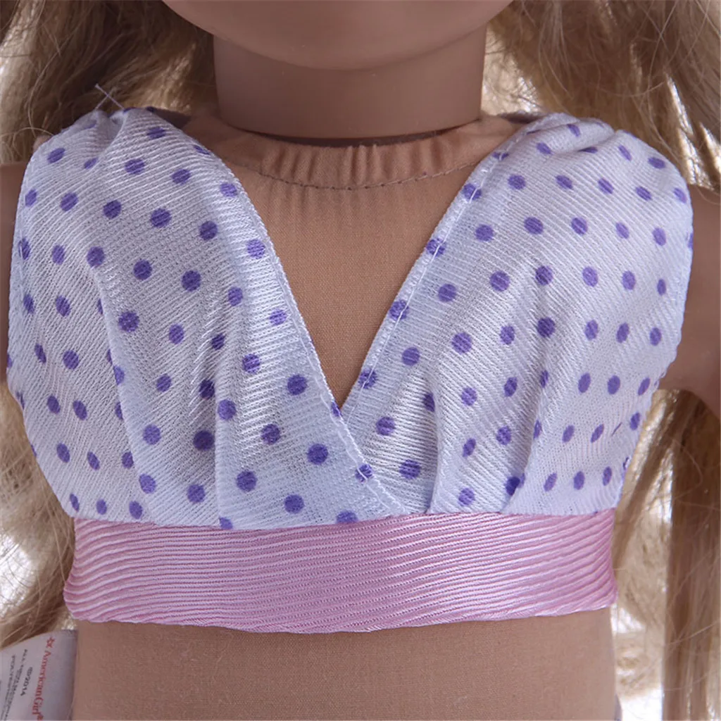 Одежда для кукол красивое платье и жилет костюм 18 дюймовых нашего поколения